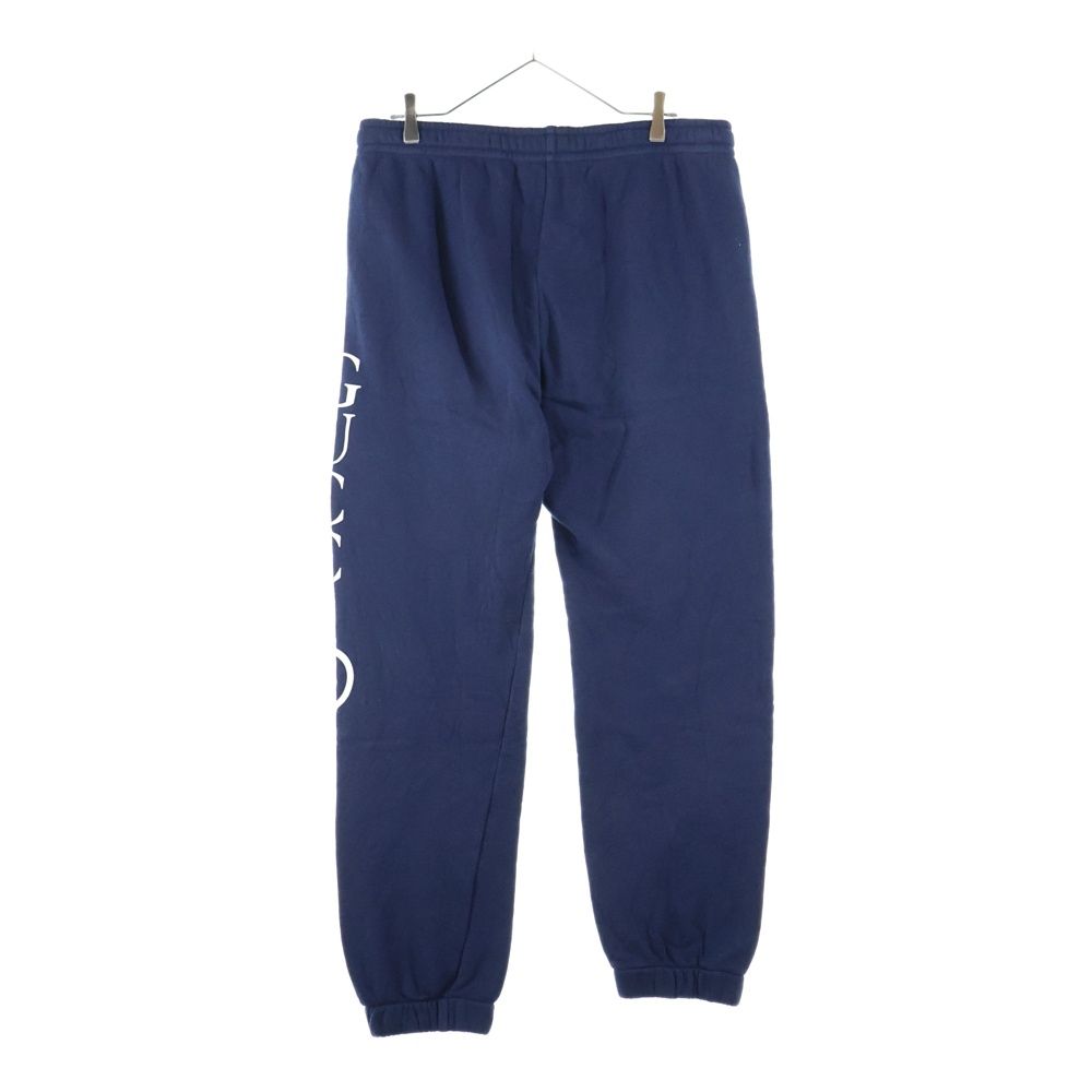 GUCCI グッチ 18AW ×MLB NY ニューヨーク ヤンキース NY刺繍 ロゴプリント スウェットパンツ ネイビー 497252 X949B