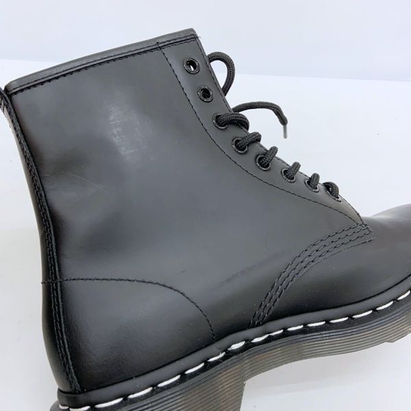 Dr.Martens ドクターマーチン 1460 WS Black Smooth 8ホール ブーツ シューズ き レディース UK6 ブラック 靴 DF17046 NICORILABO_COM