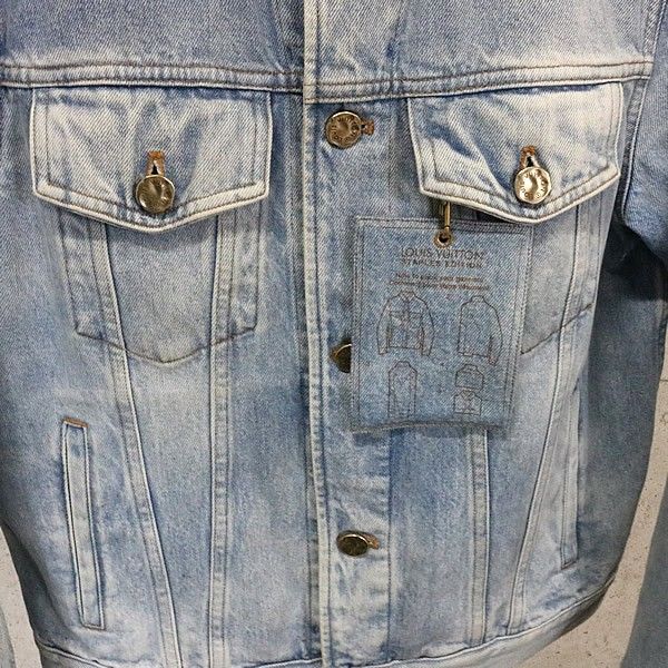 LOUIS VUITTON - LOUIS VUITTON 銀座店 美品 ルイヴィトン ヴィヴィエンヌdenim LOUIS VUITTON 銀座店 ルイヴィトン デニム ジャケット メンズ
