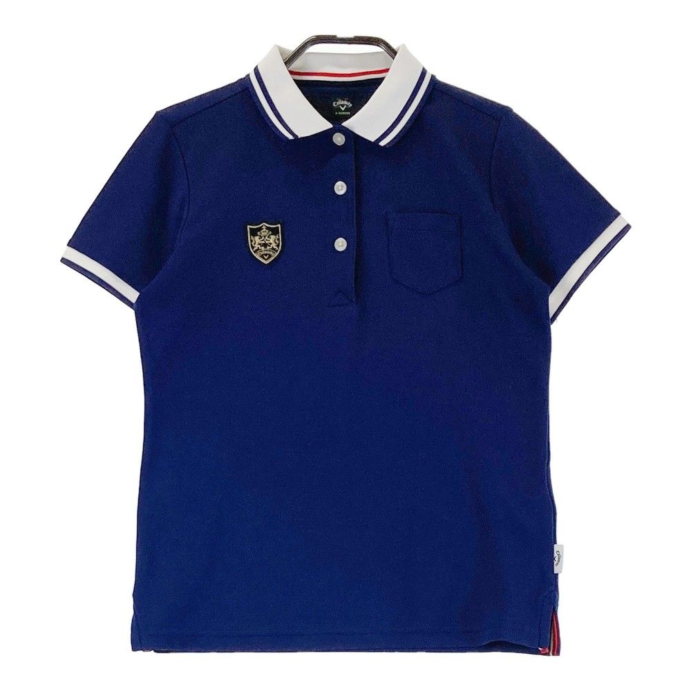 サイズ：S CALLAWAY キャロウェイ 半袖ポロシャツ ネイビー系