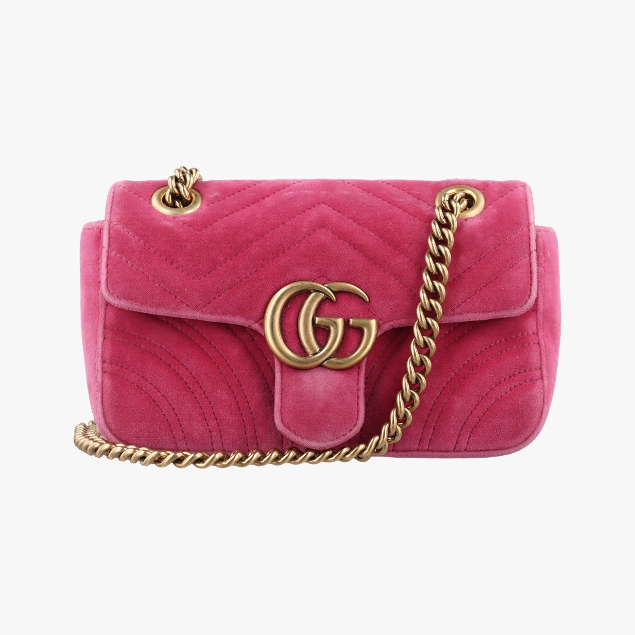 グッチGucciGGマーモント ピンク ベロア 446744 E023654855