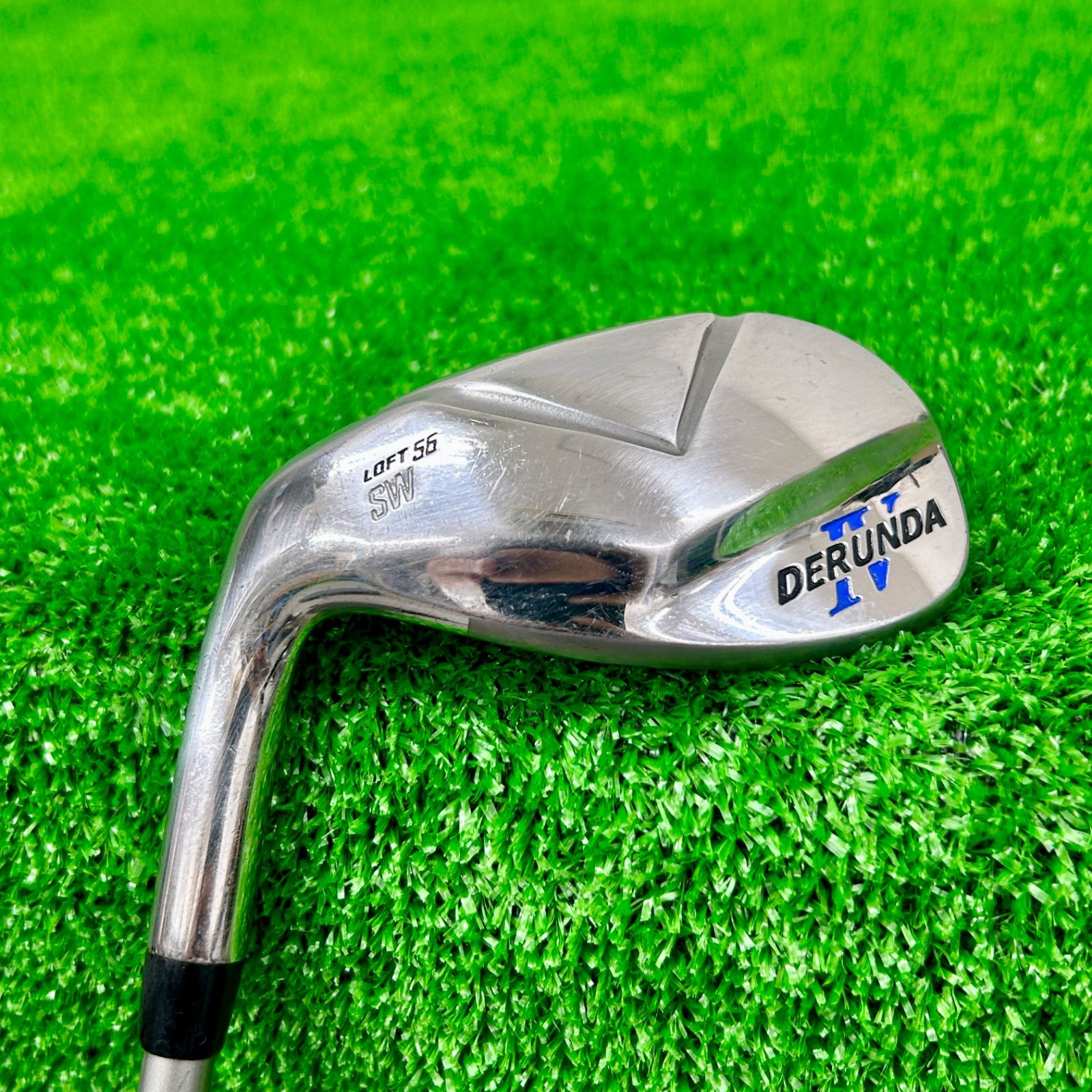 【レフティー】希少Golf Planner ゴルフプランナー DERUNDA IV ウェッジ SW 56° 純正カーボンシャフト フレックス【R】  左用 バンカー脱出