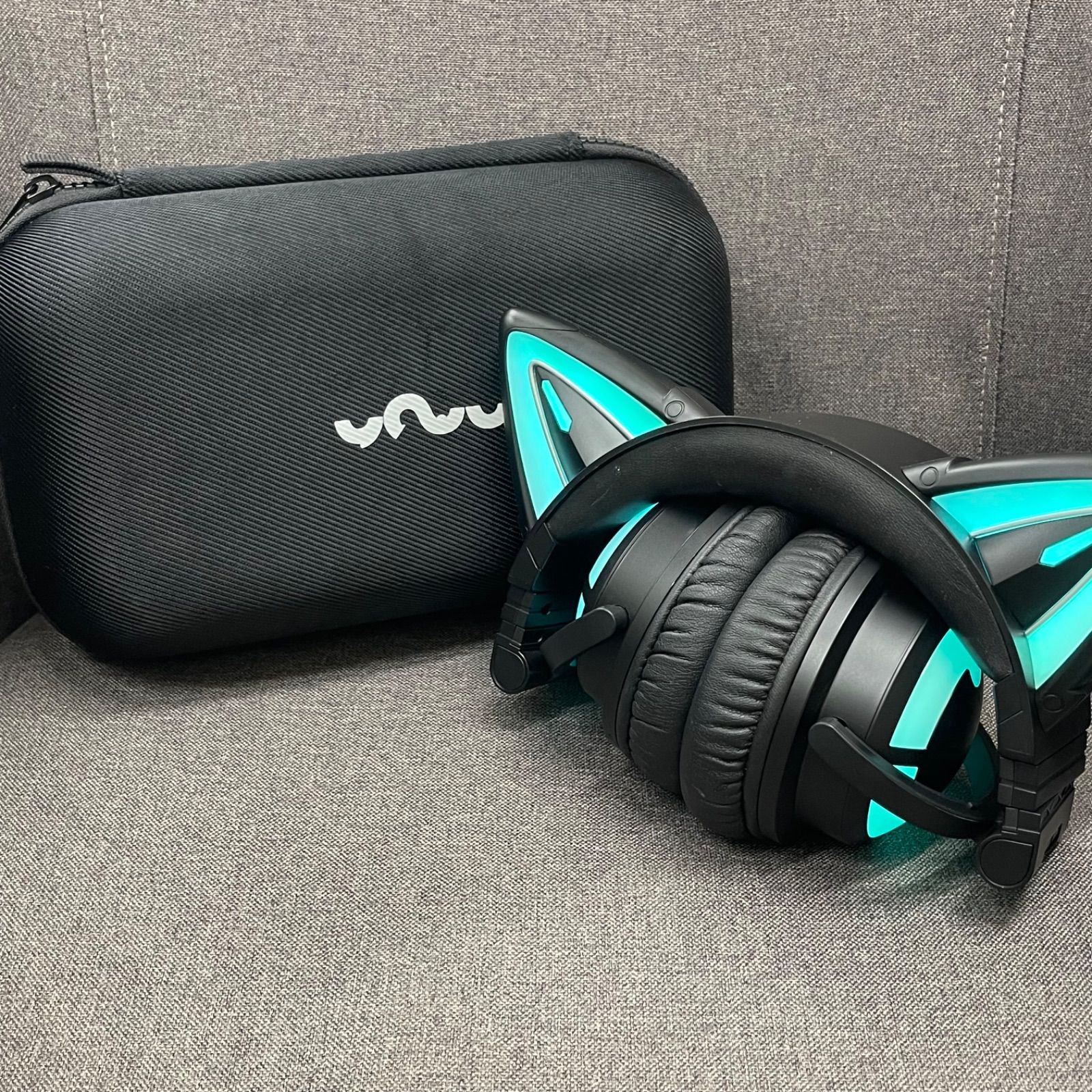 YOWU 猫耳ヘッドホン 3S 3世代 ブラック 黒 NPA】YOWU 猫耳ヘッドホン 3S 3世代 ブラック 黒