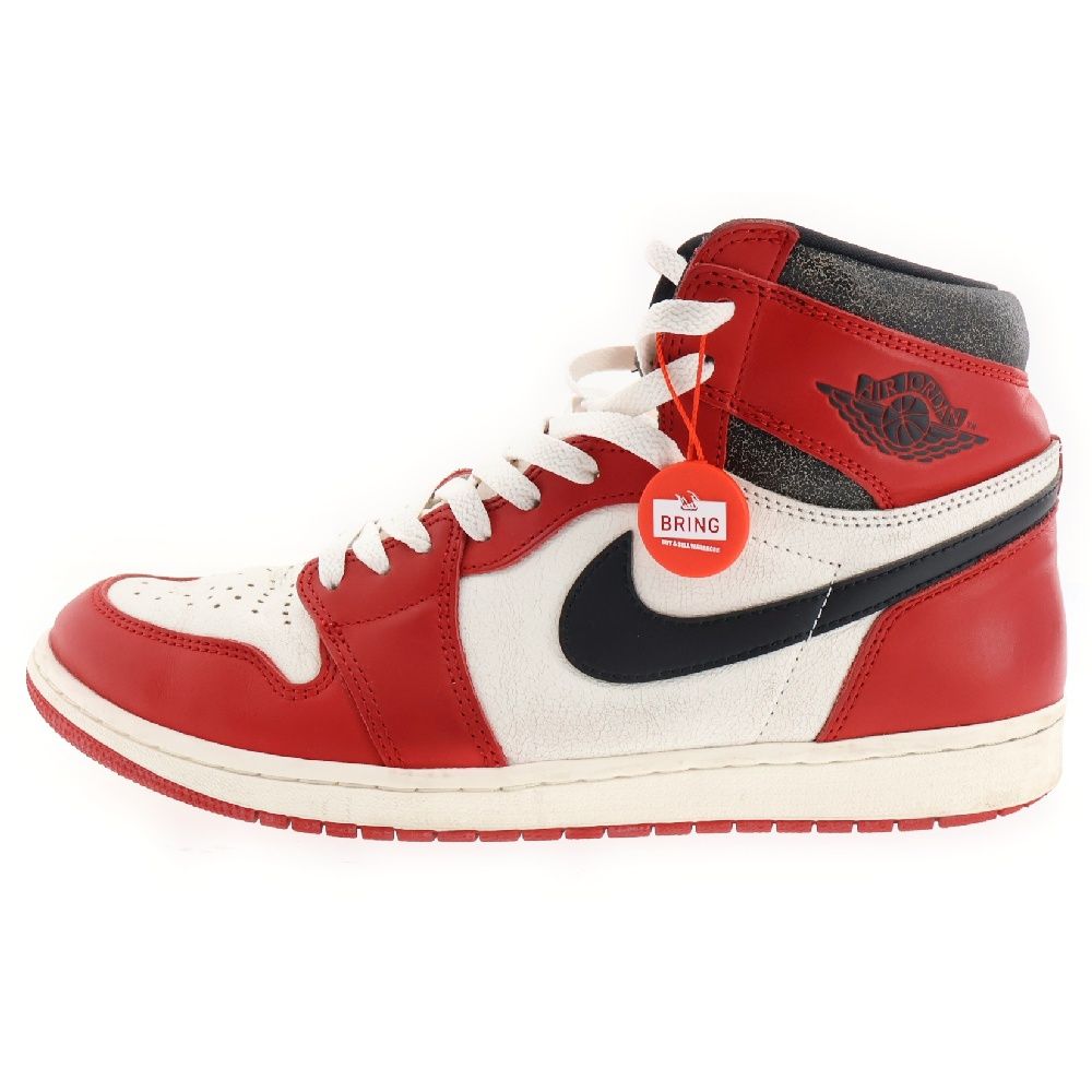 NIKE (ナイキ) AIR JORDAN 1 HIGH OG Lost & Found Chicago DZ5485-612 エアジョーダン1 ハイ  OG ロスト & ファウンド シカゴ ハイカットスニーカー US11/29cm ホワイト/レッド - メルカリ