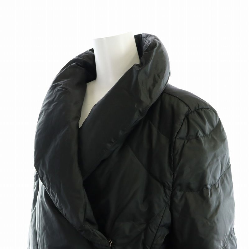 マックスマーラ　ダウンコート　サイズ42 ブラック マックスマーラ MAX MARA ダウン コート ロング ナイロン 42 L