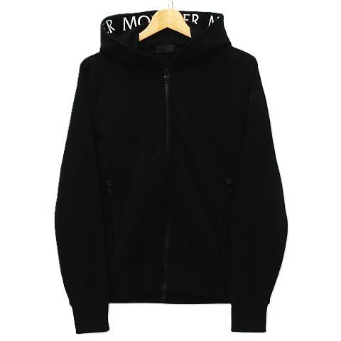 ◯モンクレール マグリアカーディガン ジップパーカー ブラック　L MONCLER（モンクレール） MAGLIA CARDIGAN ジップパーカー ブラック