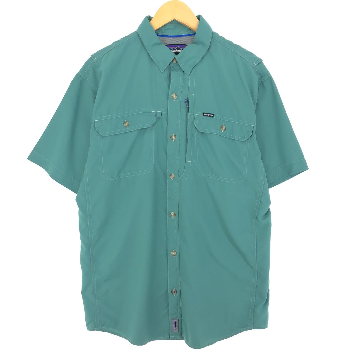 古着 00年代 パタゴニア Patagonia 54234 半袖 フィッシングシャツ メンズM /eaa445042