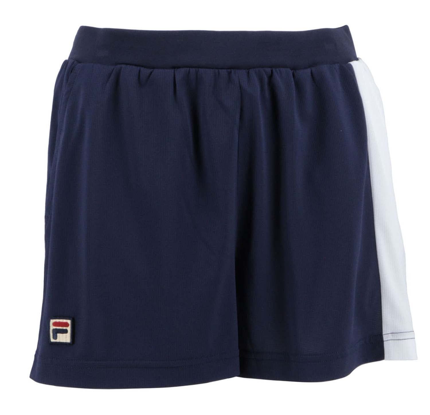 L_FILA NAVY [フィラ テニス] テニス パンツ 吸水速乾 UV ショートパンツ VL2601 レディース FILA NAVY L