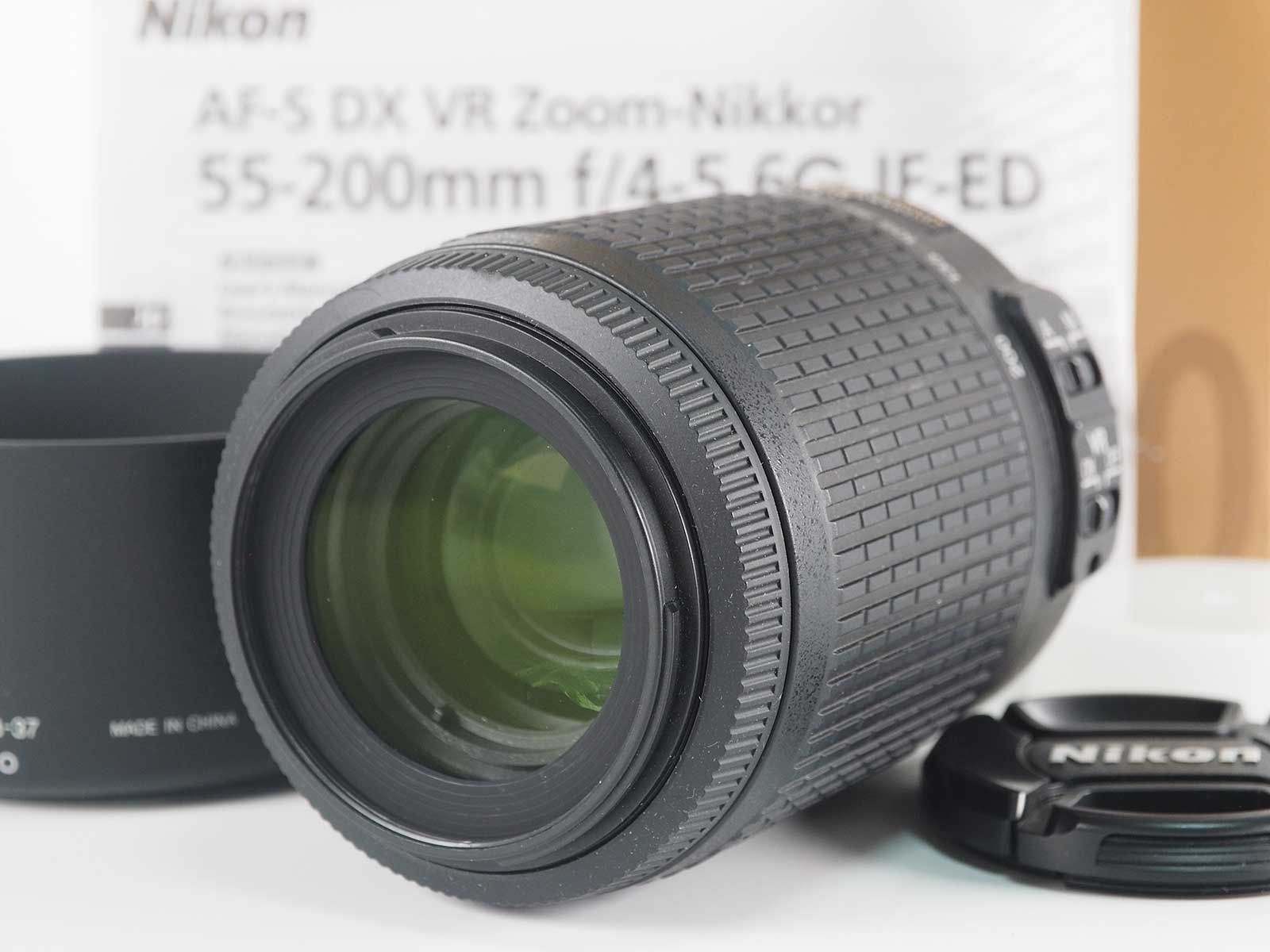 ニコン Nikon Nikkor AF-S 55-200mm f4-5.6 G ED DX VR Lens 元箱 Z4635A