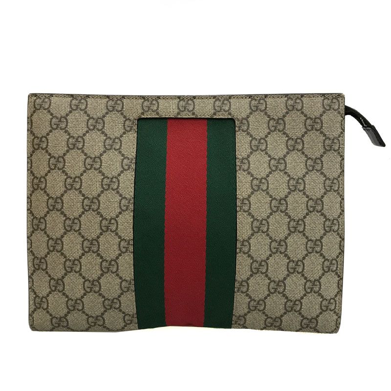 GUCCI グッチ クラッチバッグ GGスプリーム シェリーライン