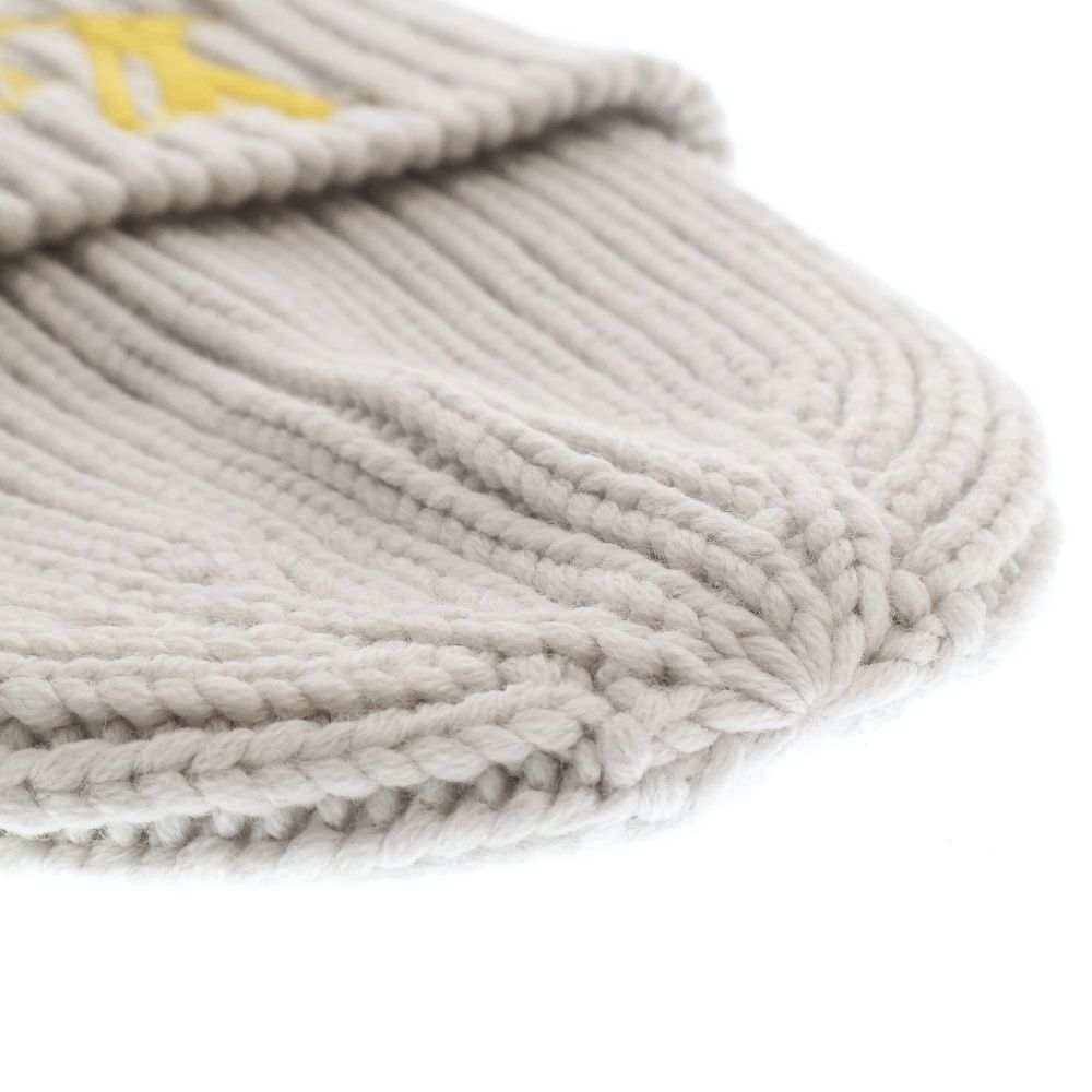 LOUIS VUITTON (ルイヴィトン) ビーニー LV バーズ ロゴ刺繍 ニット