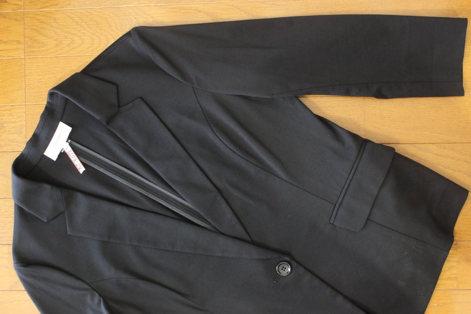 31 アンタイトル スカートスーツ 44 ブラック 黒 4L相当 大きいサイズ ビジネス フォーマル セットアップスーツ UNTITLED