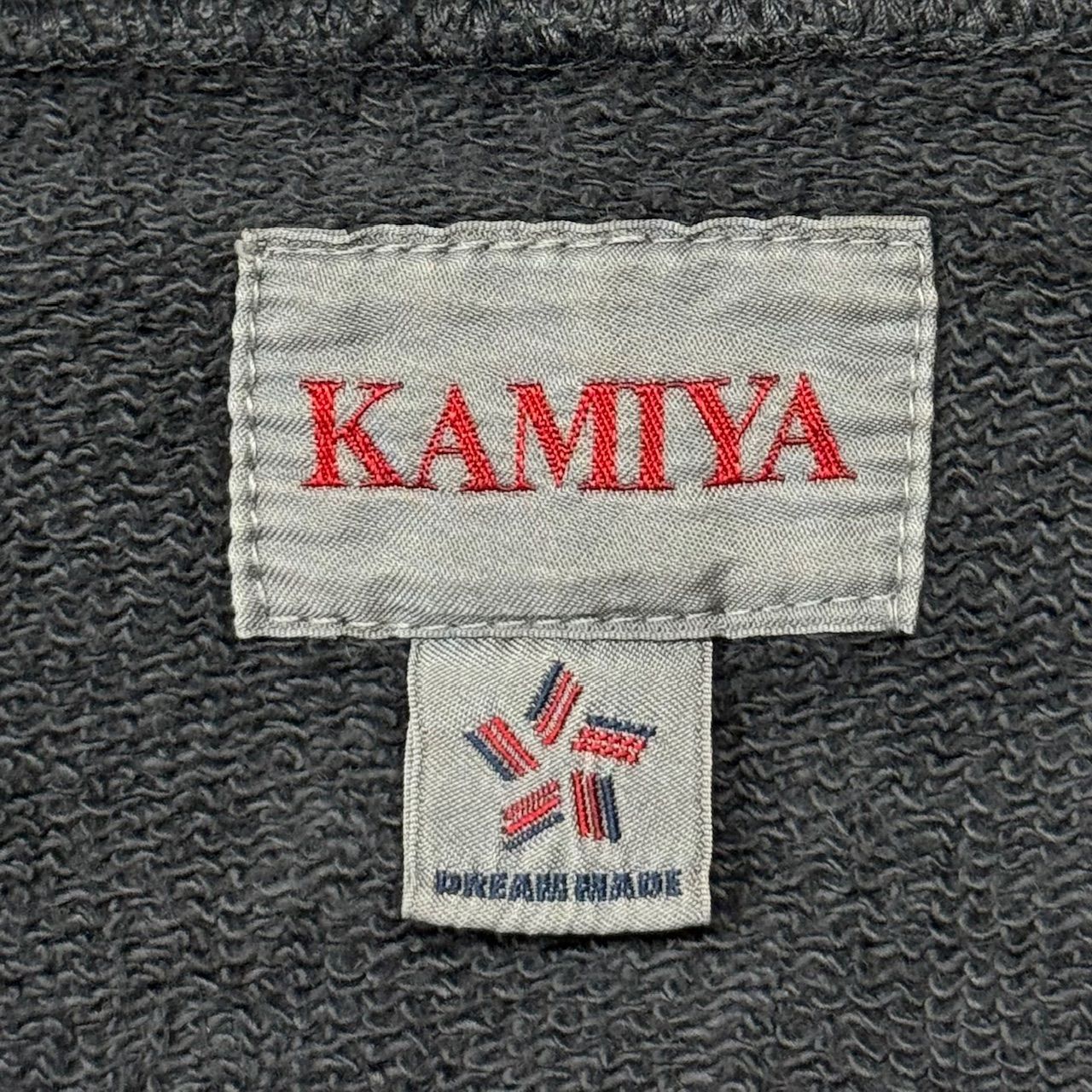 KAMIYA 24SS Small Zip Up Hoodie フレイム ダメージ加工 クラッシュ 