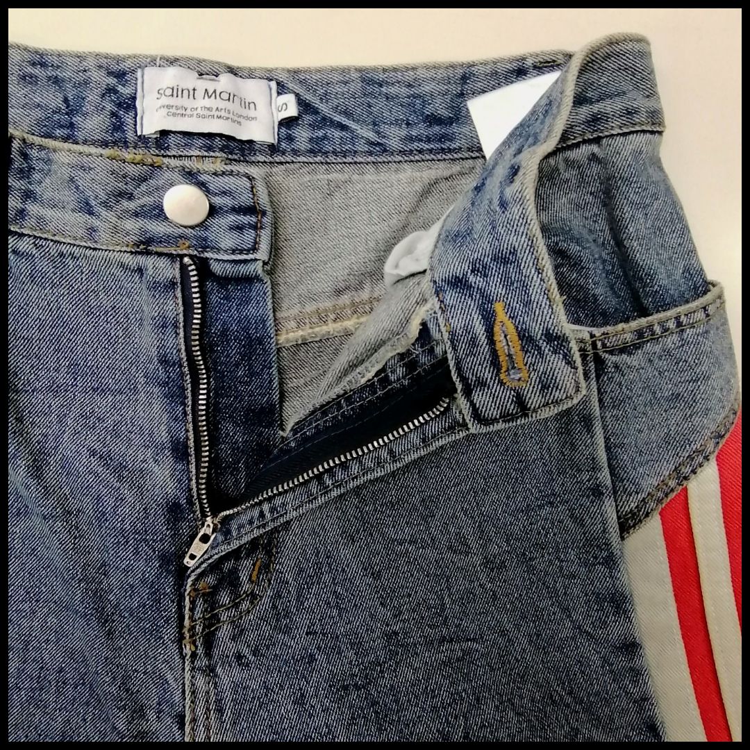 Saint Martin デニムパンツ 中古・古着通販】Saint martin (セント・マーチン) サイドライン