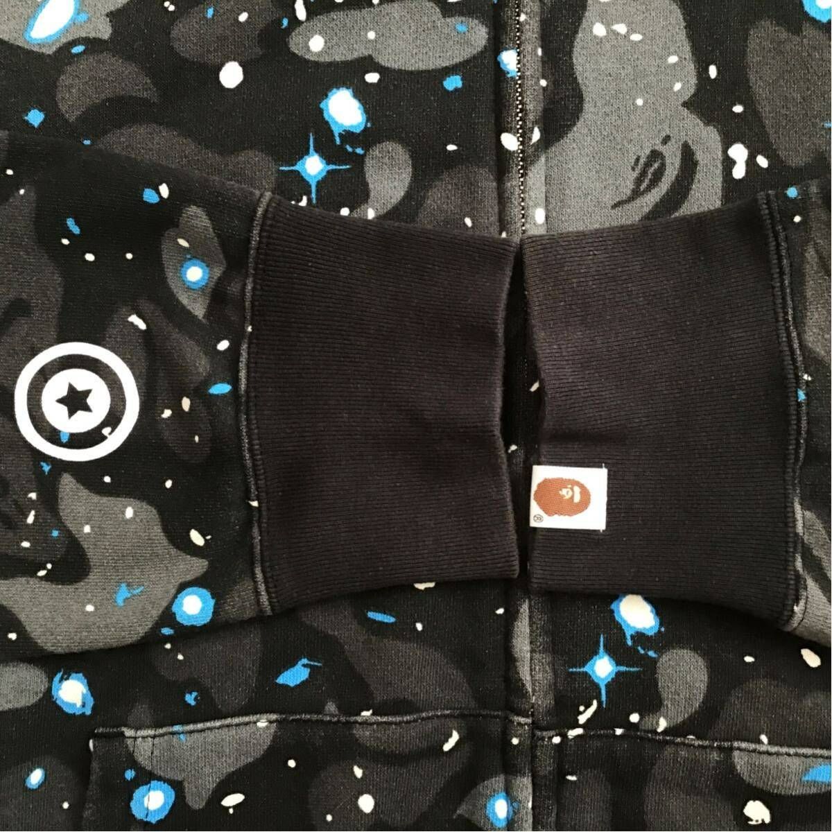 ☆XL☆ 蓄光 Space camo シャーク パーカー shark full zip hoodie a 