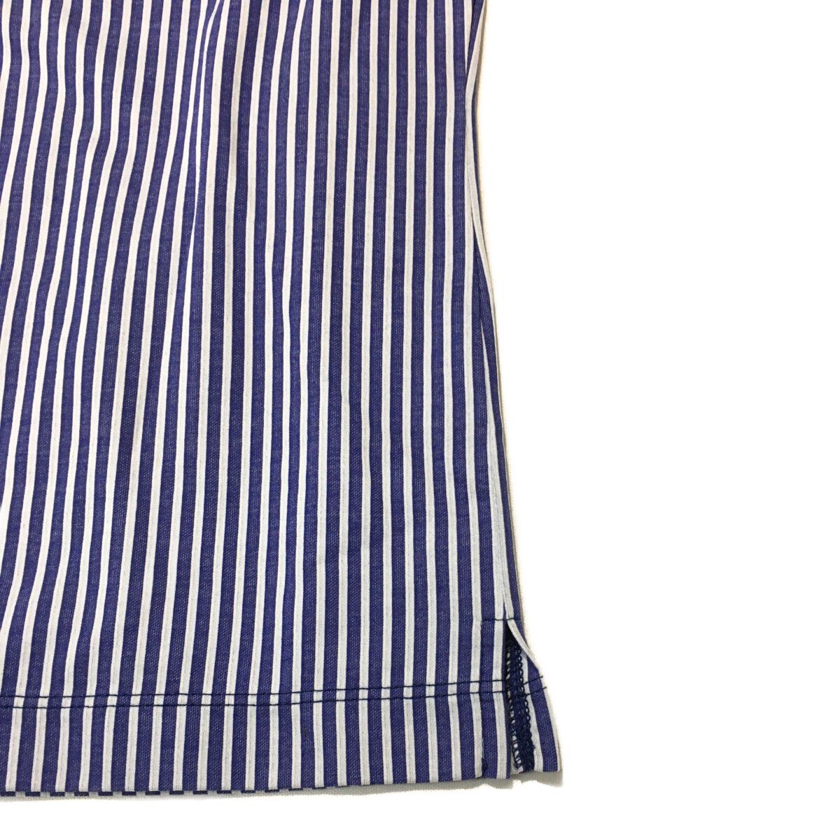 中古 レディース アルチビオ archivio 半袖シャツ 36(S) 紺×白
