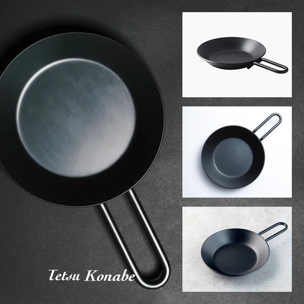 サビない鉄小鍋 Tetsu Konabe [ Tetsu ] テツコナベ スキレット サイズ