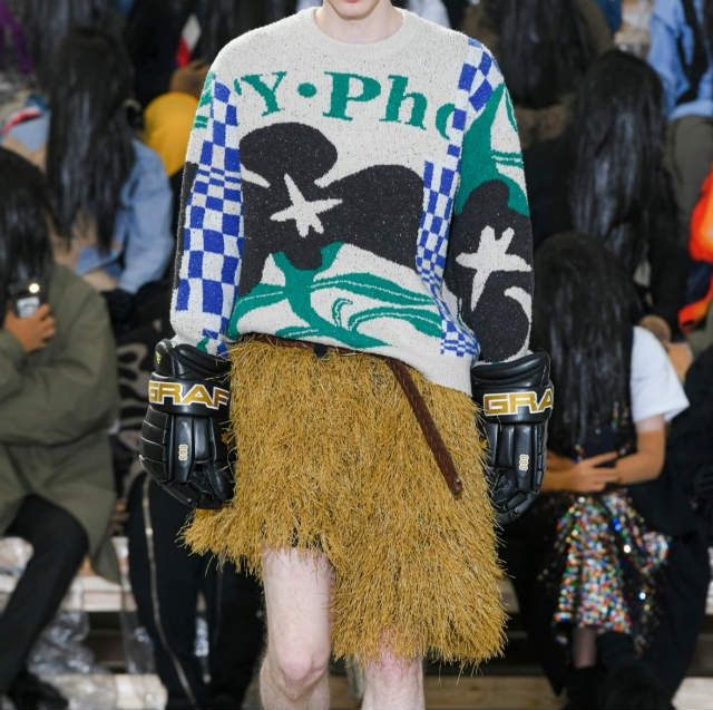 新品 KHOKI コッキ 24AW 日本製 Intarsia-knit jumper ジャガード 