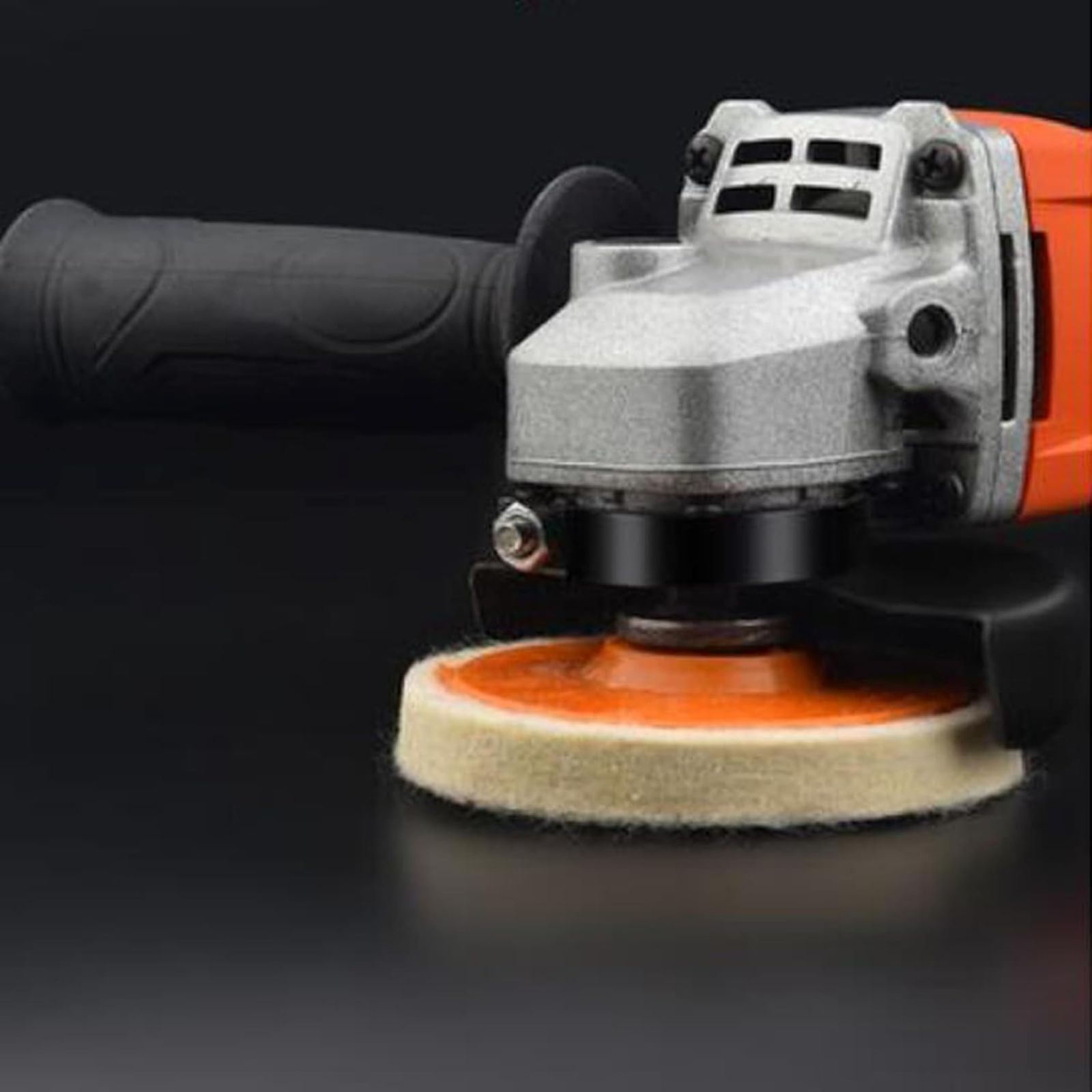 数量 細目パフ 鏡面加工 金属研磨 肉厚9mm 10枚 100mm フェルトバフ フェルトディスク akindou HRDEVELOPMENT_JP