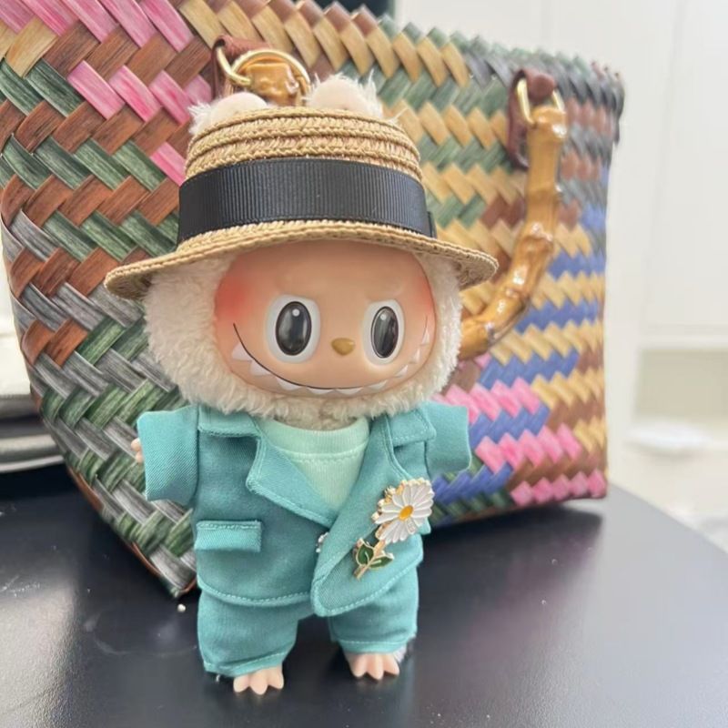 新品3点セット labubuラブブぬいぐるみ服17cm着せ替え着ぐるみの