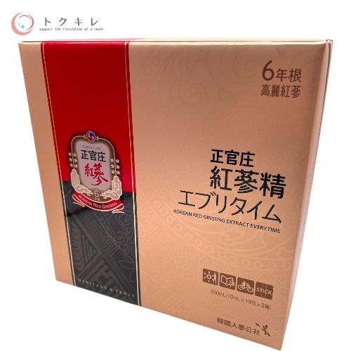 トクキレ】正官庄 セイカンショウ 紅参精 エブリタイム 300ml