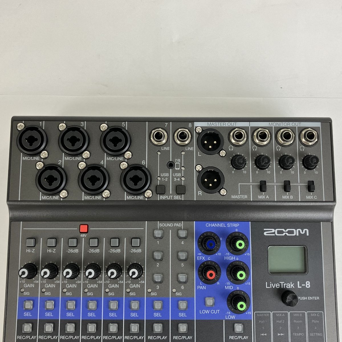 LiveTrak L-8 新古品、美品 ZOOM LiveTrak L-8 ｜イケベ楽器店オンラインストア