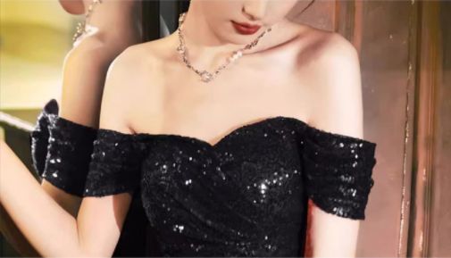 ワンショルダ キラキラ