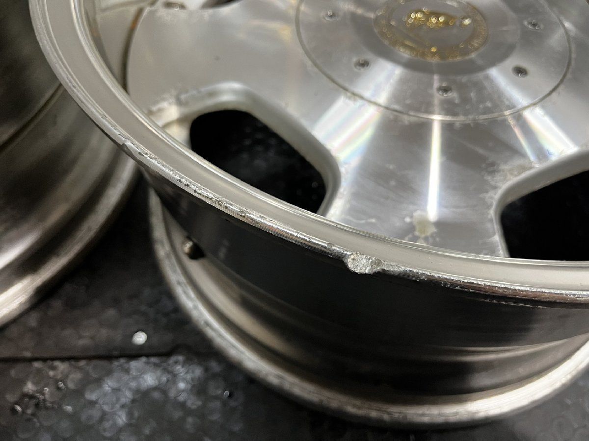 深リム スーパースター ピュアスピリッツ ロデオドライブ 3ピース 日本製 ホイール 1本 6H-139.7 18インチ 9.5J+26