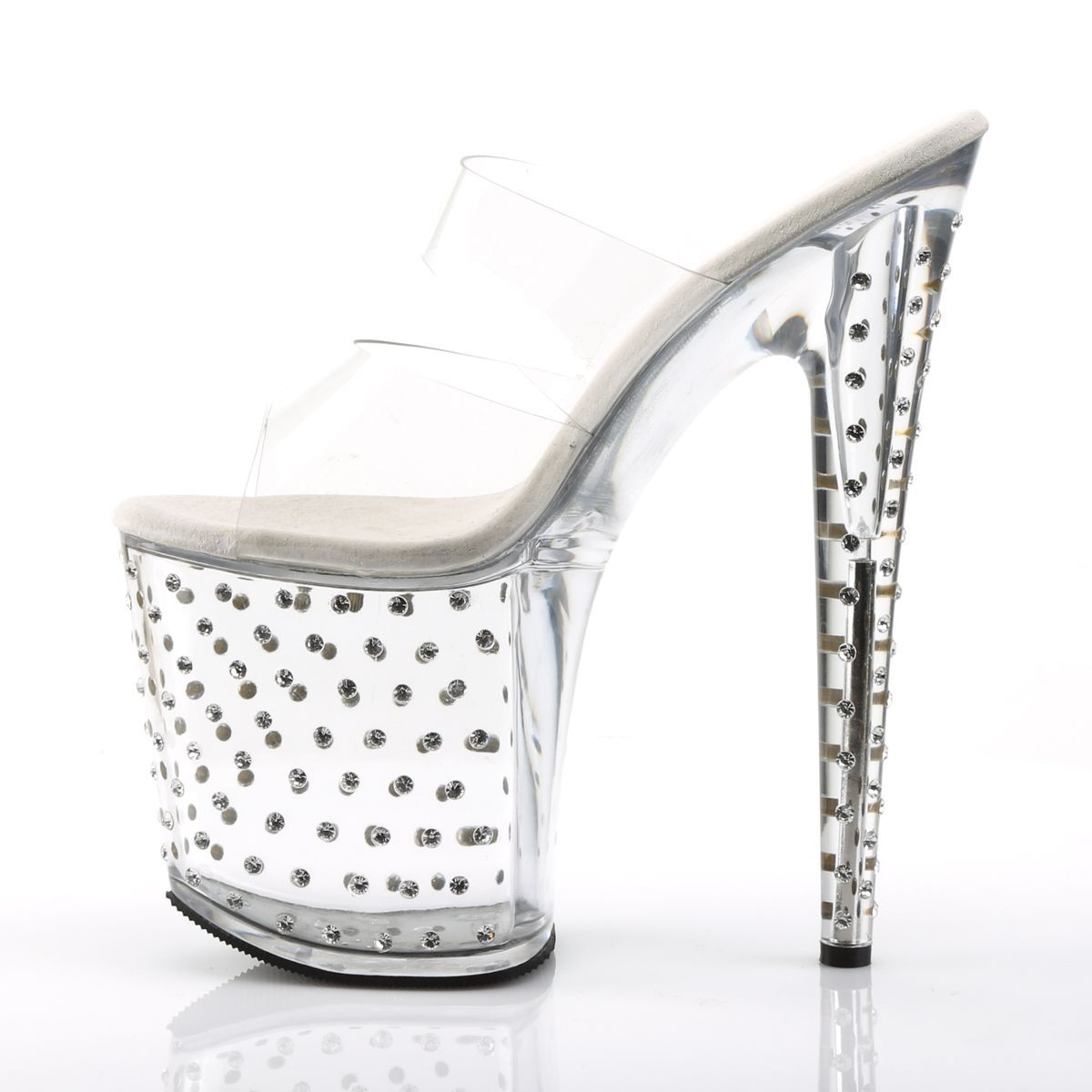 ※専用出品※クリアヒールミュール 21.5 22 cm Pleaser プリーザー ヒール ミュール サンダル 厚底