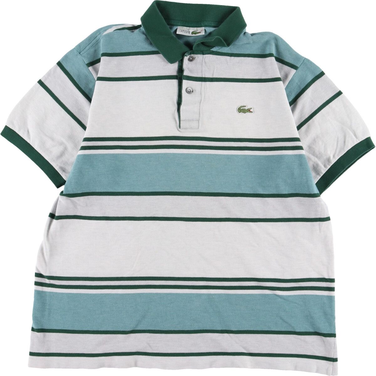 古着 80年代 ラコステ LACOSTE CHEMISE フレンチラコステ マルチ