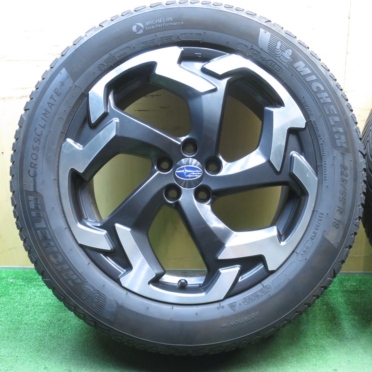 2023年製 225/55R18 スバルXV純正アルミホイール | QUASAR.UNINA.IT