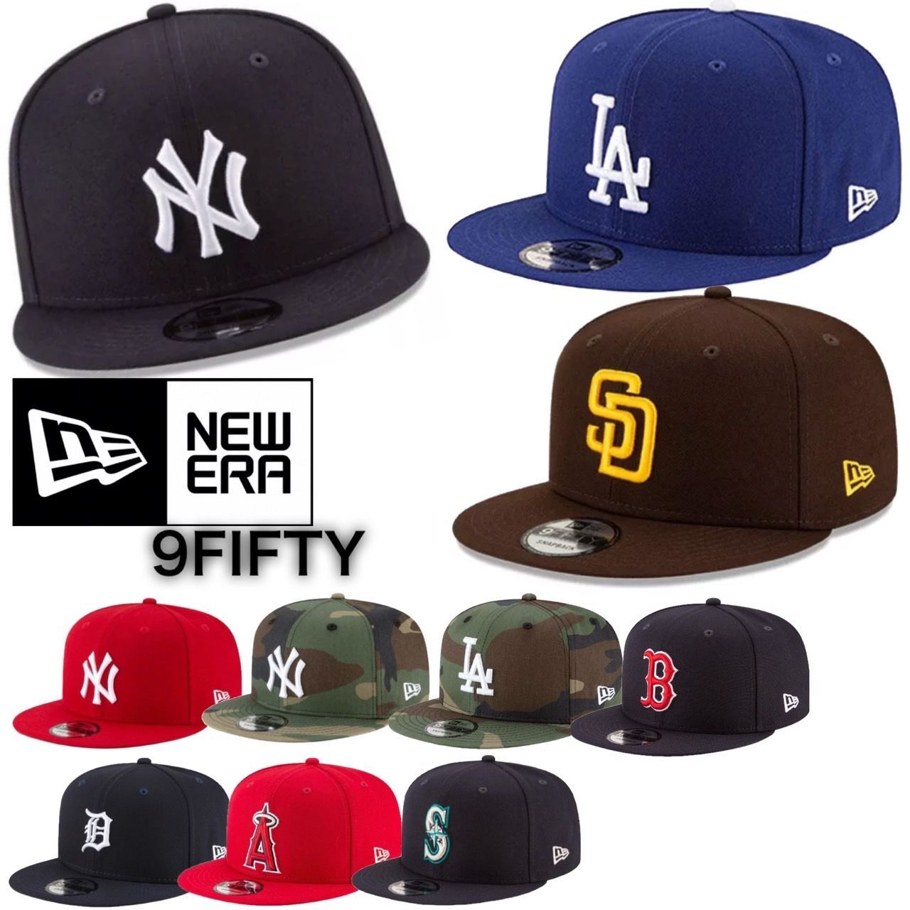 NEW ERA NEWERA 캡 모자 9FIFTY 야구팀 양키스 950 원 사이즈 플랫 바이저 스냅백 베이스볼 메이저 리그 MLB 야구팀 야구 상품 NEWERA 9FIFTY 캡 신제품 정품 미사용