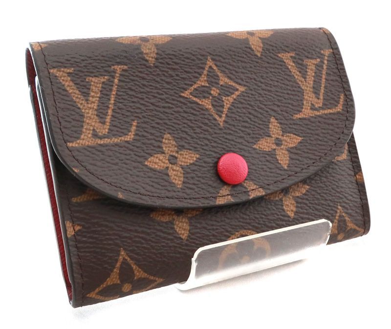 未使用 ルイヴィトン LOUIS VUITTON ポルトモネ・ロザリ モノグラム