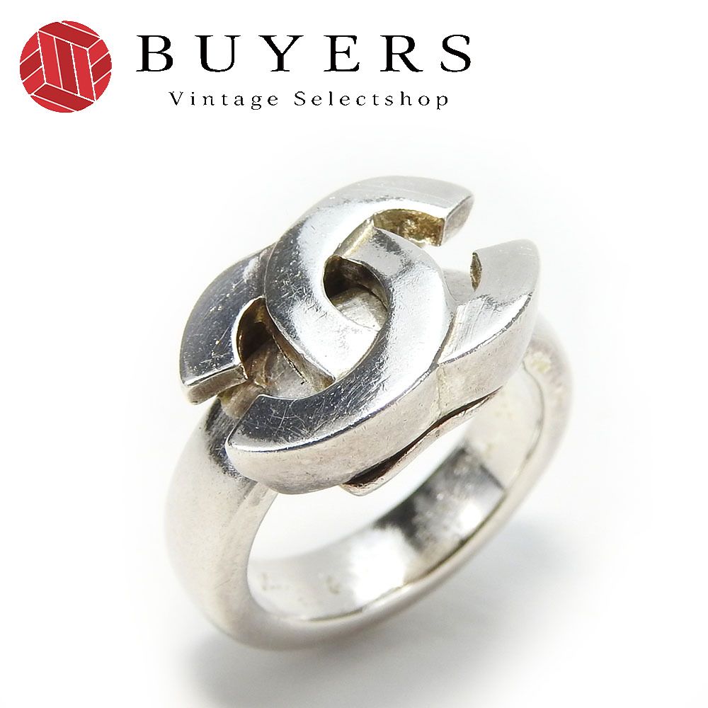 中古】 シャネル リング・指輪 メタル シルバー ココマーク 01P