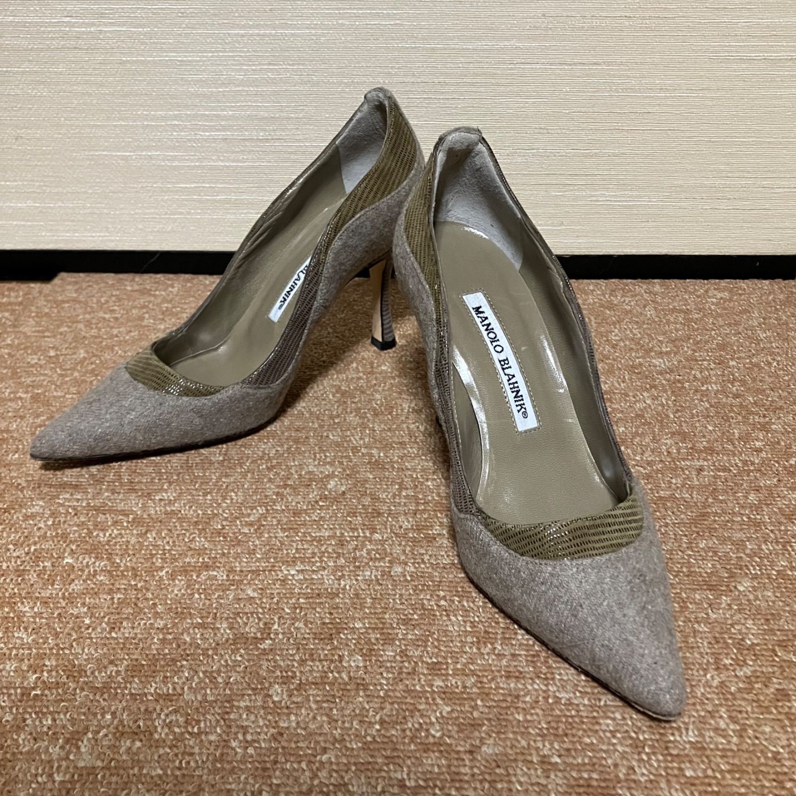 マノロブラニク　パンプス　34 22cm マノロブラニクパンプス34 22cm