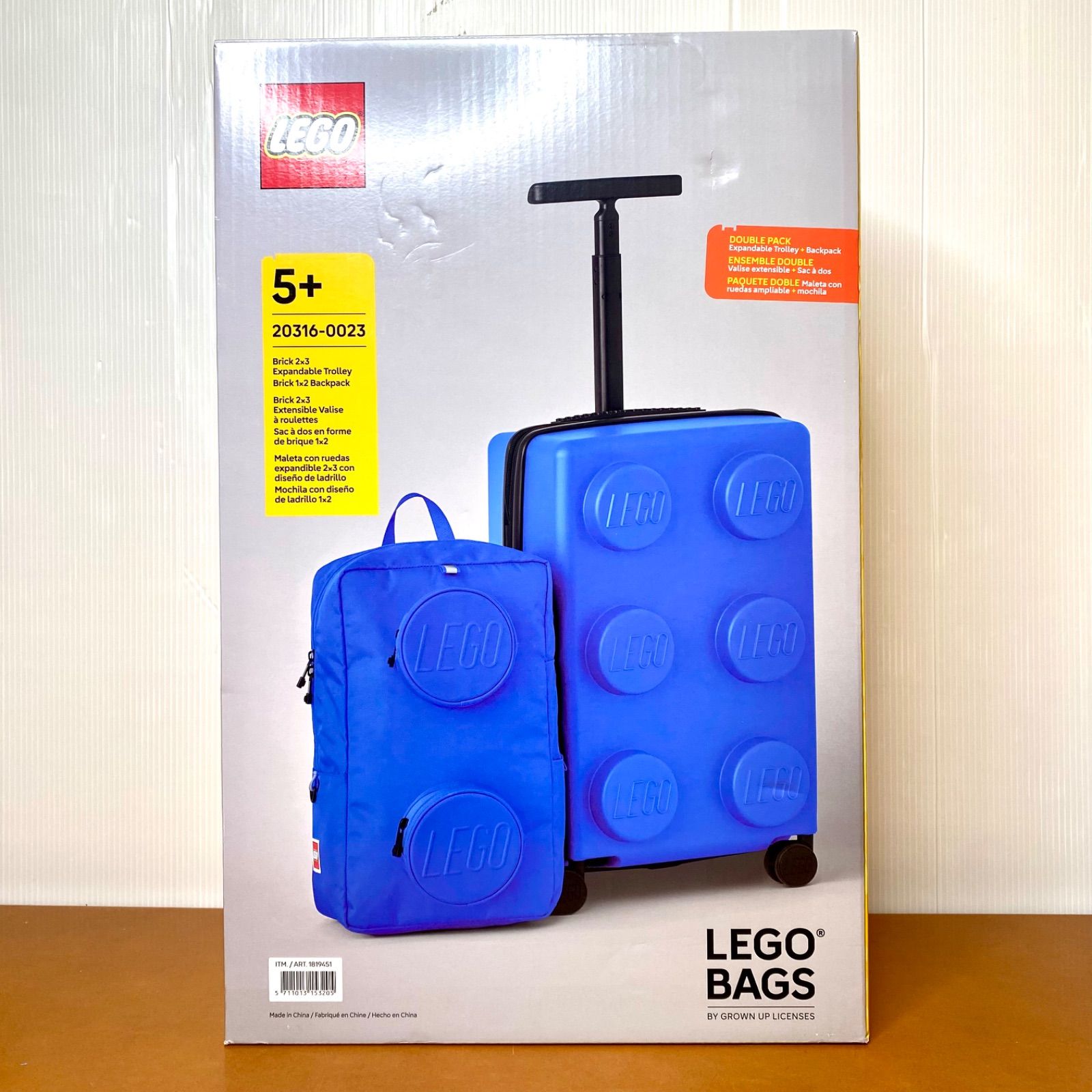 未使用 レゴ LEGO ハードサイド 機内持ち込み可能 スーツケース 26L  