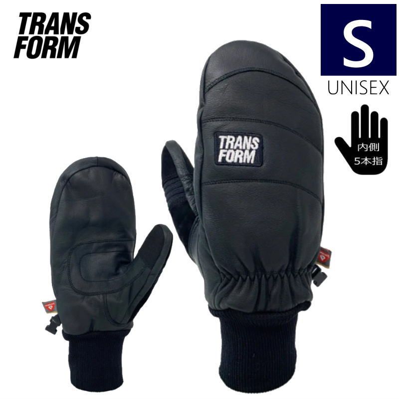 【即納】22-23 TRANS FORM THE PHOTO INCENTIVE MITTEN カラー:BLACK Sサイズ トランスフォーム スキー スノーボード　グローブ 手袋