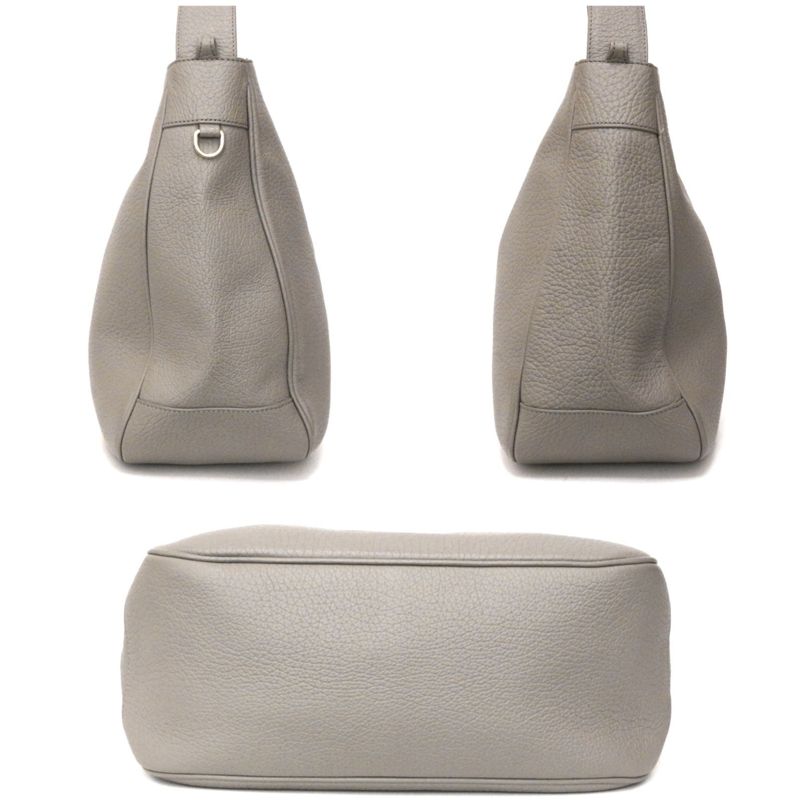 フルラ ワンショルダーバッグ ハンドバッグ シボ ラウンドシェイプ  