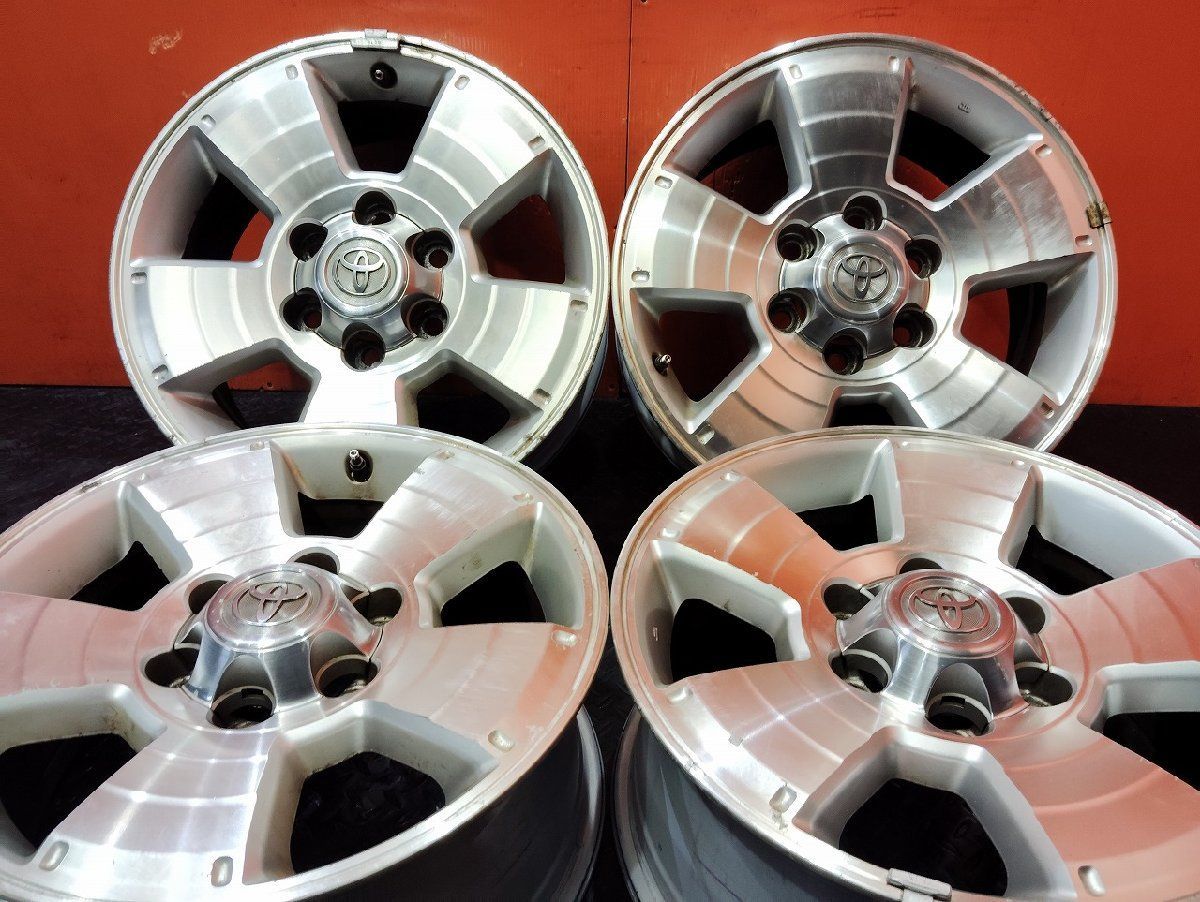 トヨタ 215系 ハイラックスサーフ 純正ホイール 17インチ 4本