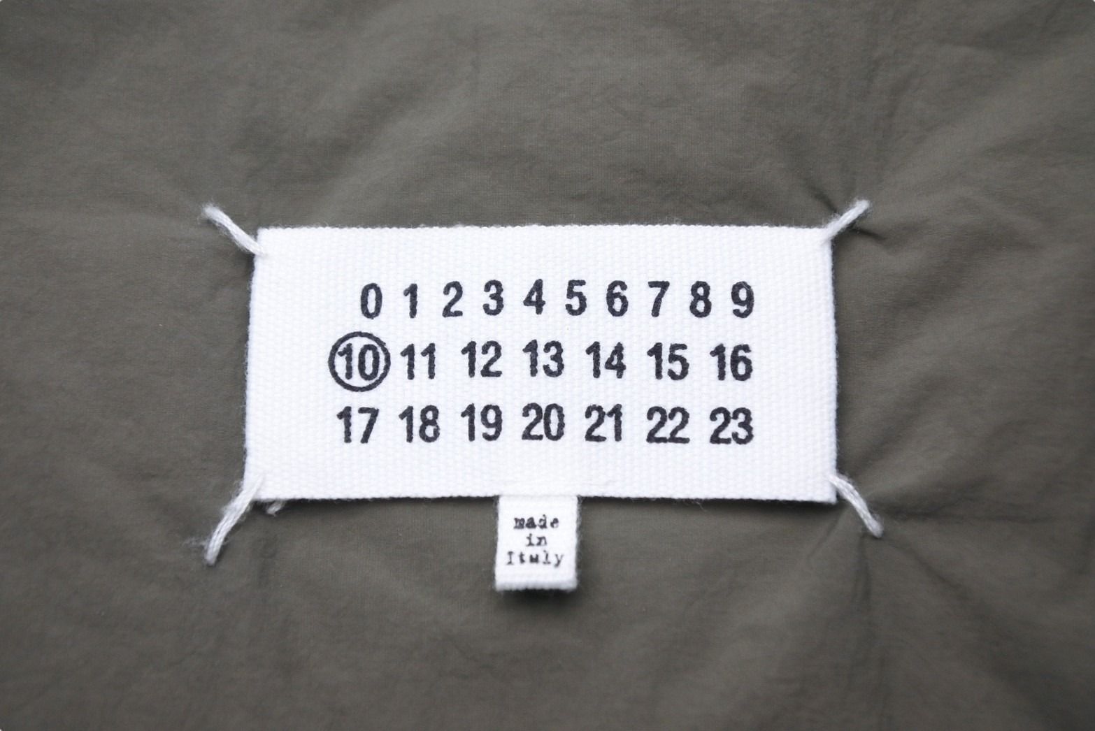 maison margiela マルジェラ ロングスリーブ ブレザー カーキ 10番 