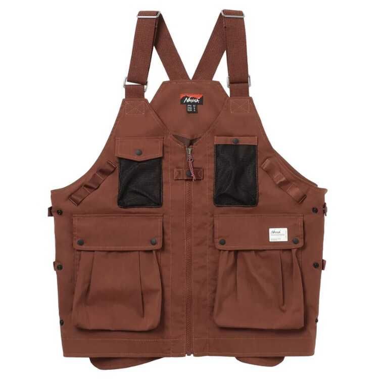 ナンガ ヒノックリップストップ フィールドベスト(メンズ) L ブラウン #N0000331 HINOC RIPSTOP FIELD VEST BROWN NANGA 新品 未使用