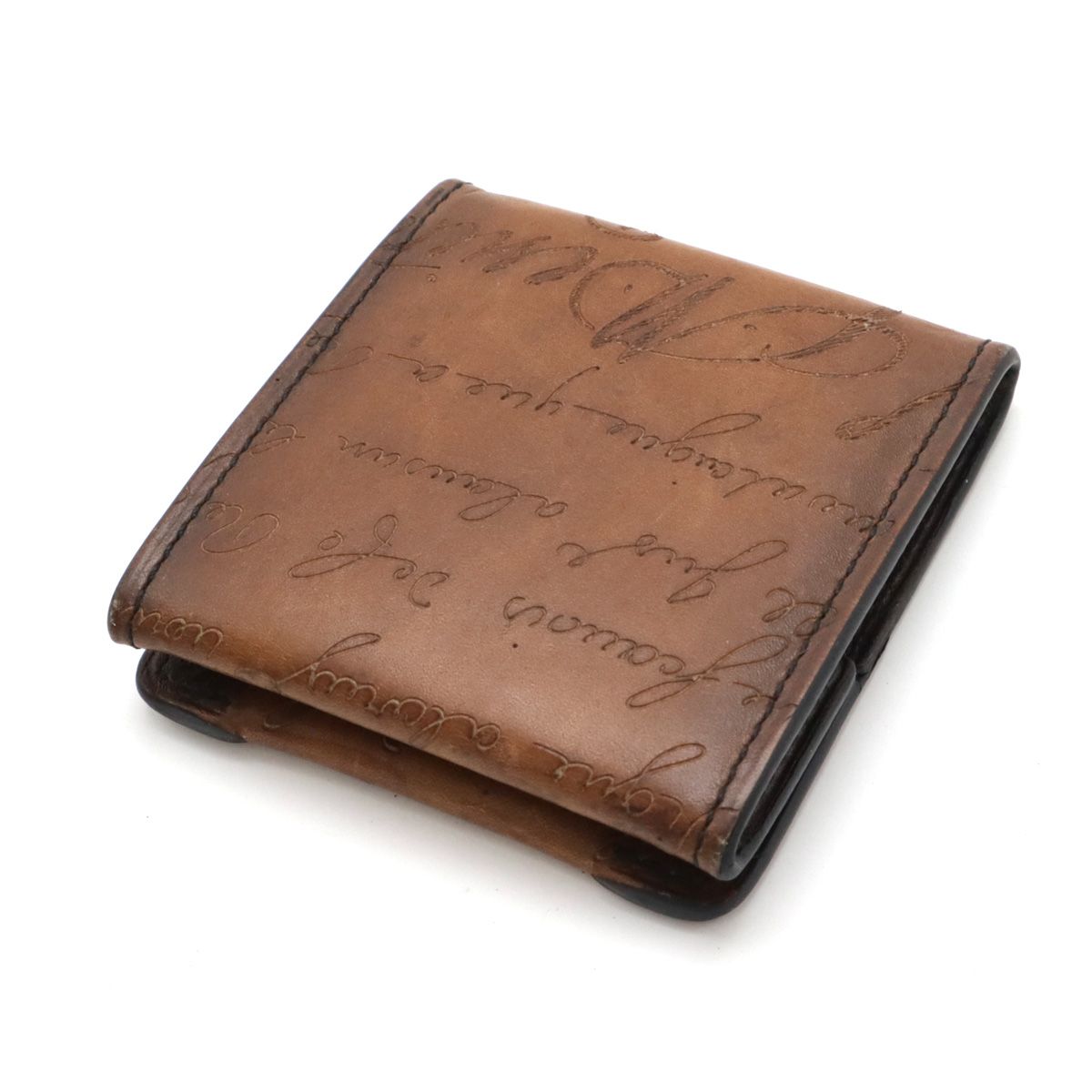 Berluti ベルルッティ カリグラフィ スクエア コインケース 小銭入れ  