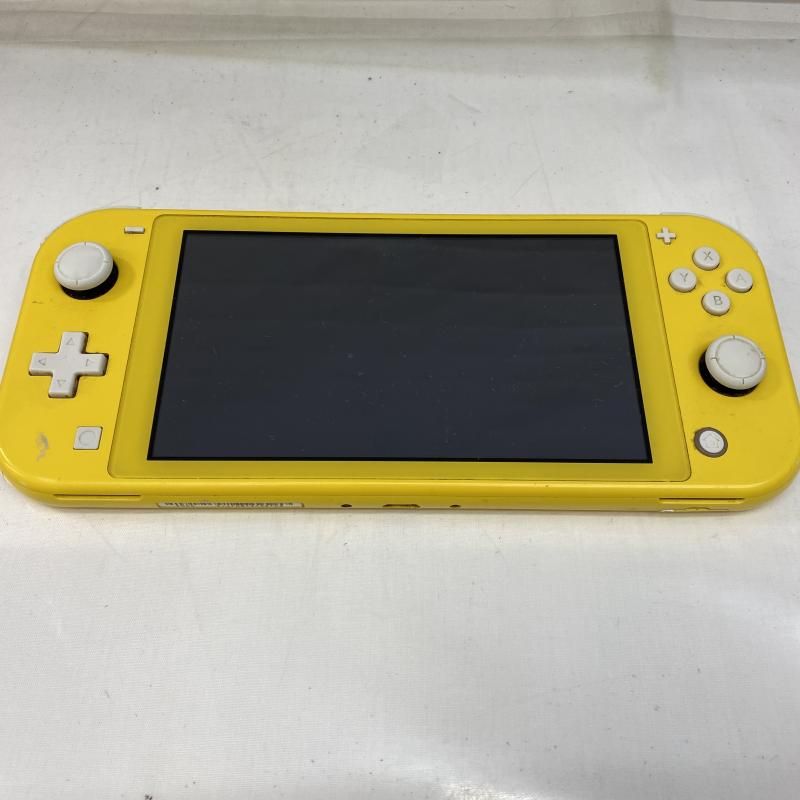 中古】本体S）ｼﾞｬﾝｸ)Switch Lite ｲｴﾛｰ ｱﾀﾞﾌﾟﾀｰ付き 動作未保証