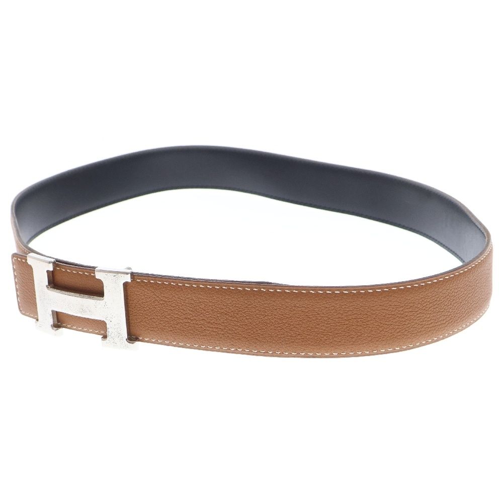 HERMES (エルメス) Reversible Leather Belt ミニコンスタンス H