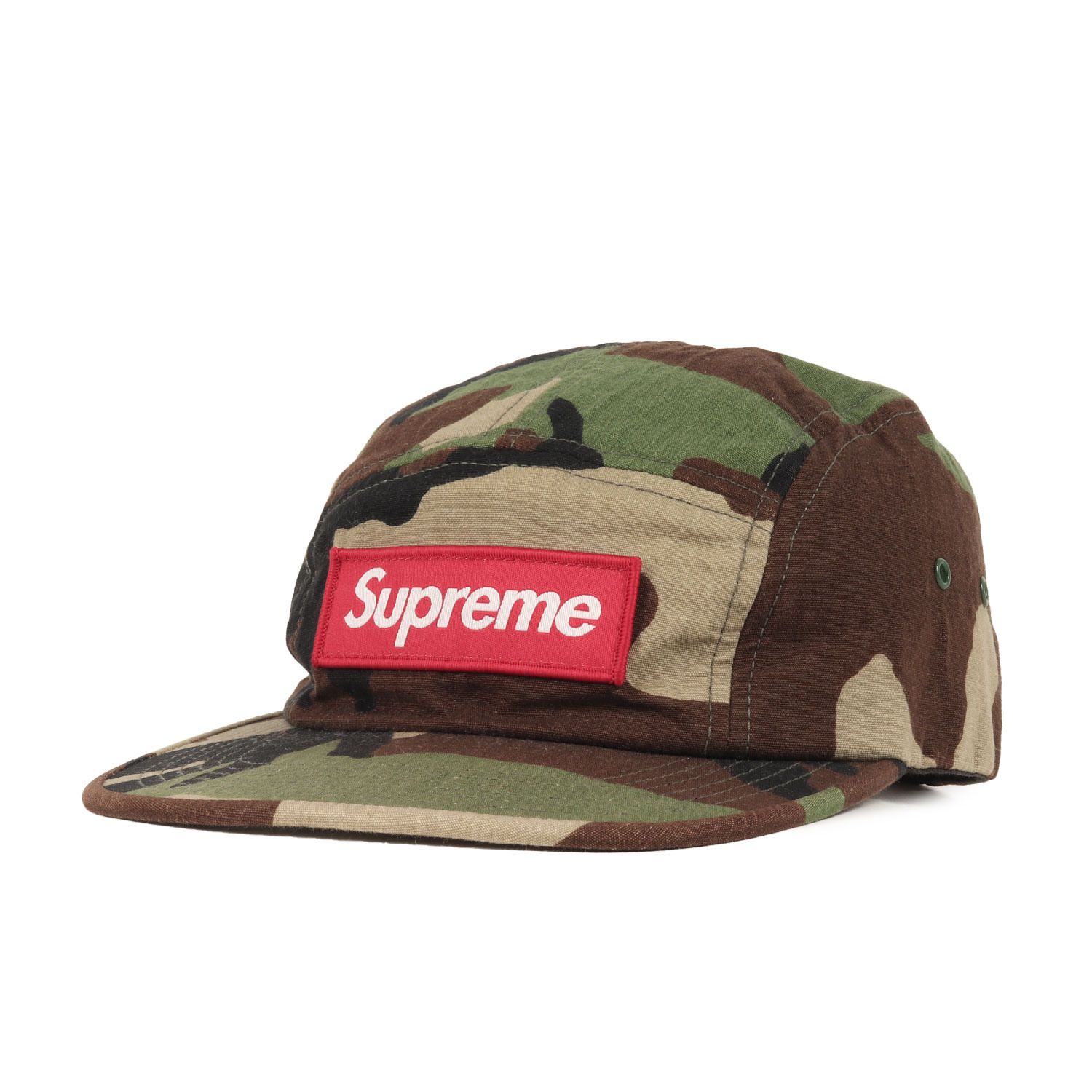 Supreme シュプリーム キャップ ウッドランドカモ リップストップ ボックスロゴ キャンプキャップ (Ripstop Camp Cap) 迷彩  BOX LOGO 帽子【メンズ】 - メルカリ