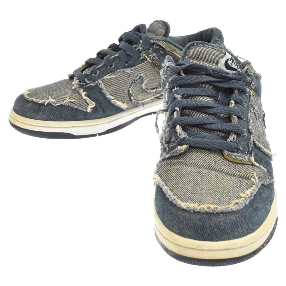 NIKE (ナイキ) DUNK LOW CL DENIM ダンク デニム ローカットスニーカー インディゴ 304714‐441 US9/27.0cm  インディゴ - メルカリ