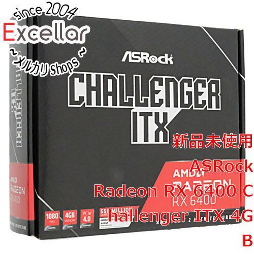 [bn:12] ASRock製グラボ　Radeon RX 6400 Challenger ITX 4GB　PCIExp 4GB