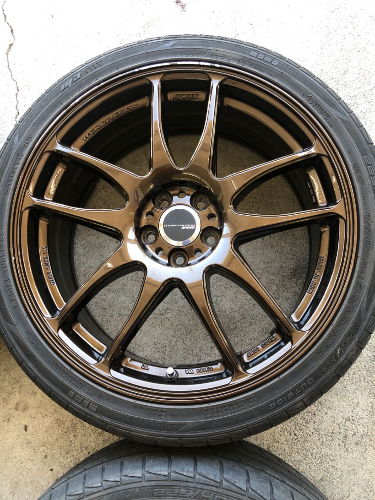 225/40R18 PCD100 BRZ 86 レガシィ インプレッサ プリウス ウィッシュ 