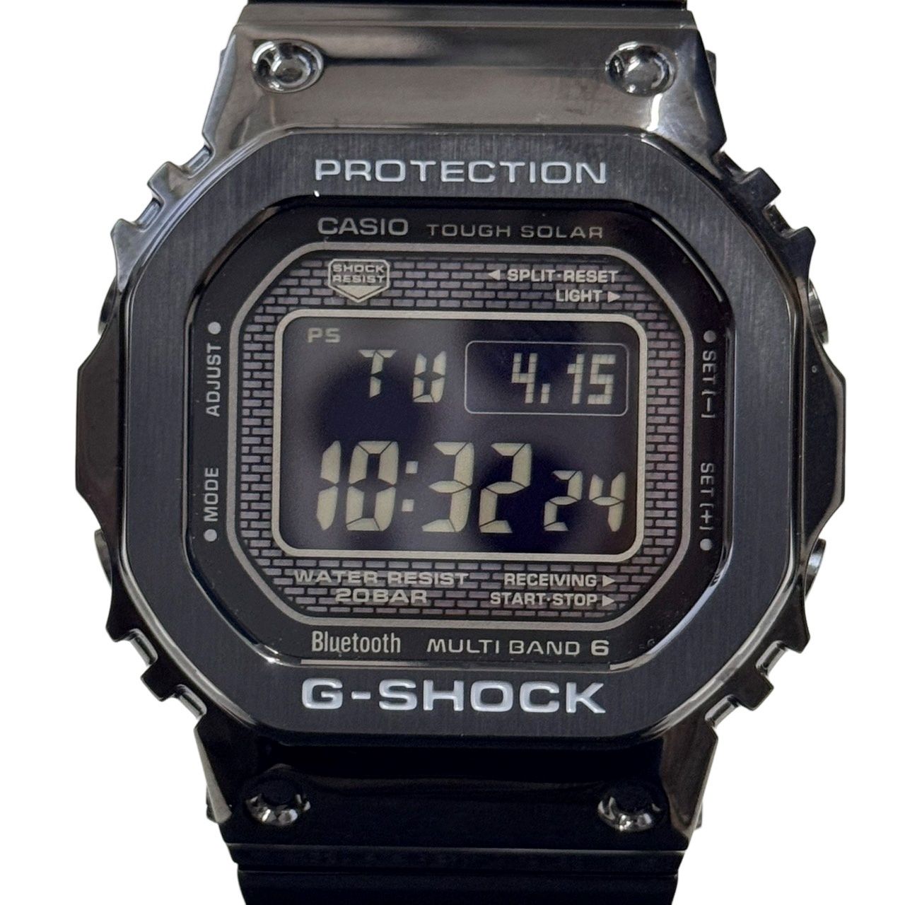 Casio カシオ G-SHOCK GMW-B5000GD-1JF 電波ソーラー フルメタル オールブラック メンズ 12504R3