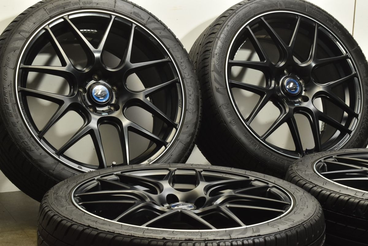 人気ホイール Weds LEONIS NAVIA 06 19in 8J 43 PCD114.3 ナンカン NS-20 245 40R19 アルファード ヴェルファイア フーガ シーマ